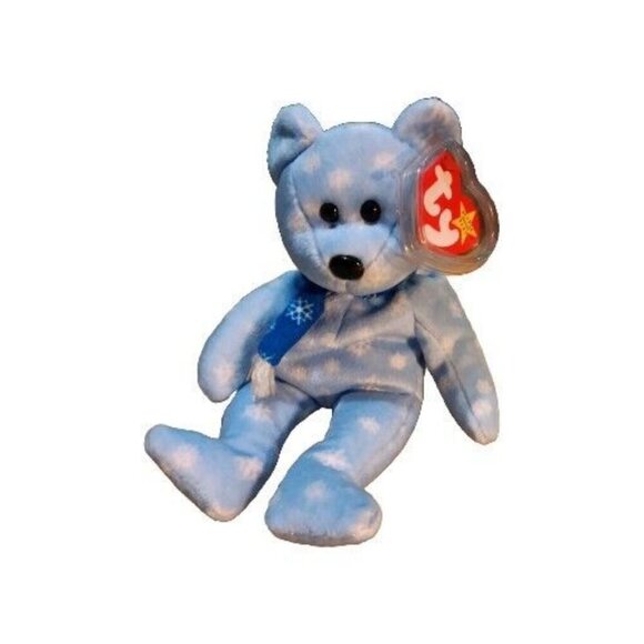 Ty Other - Ty Beanie Babies 1999 Holiday Teddy Bear Plush Toy - Blue
